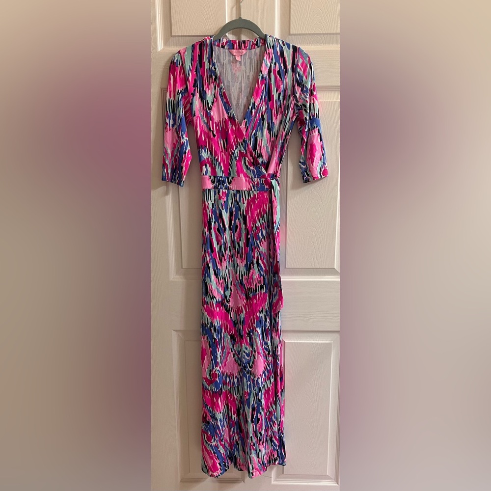 Lilly Pulitzer Mar-vista Wrap Maxi Dress